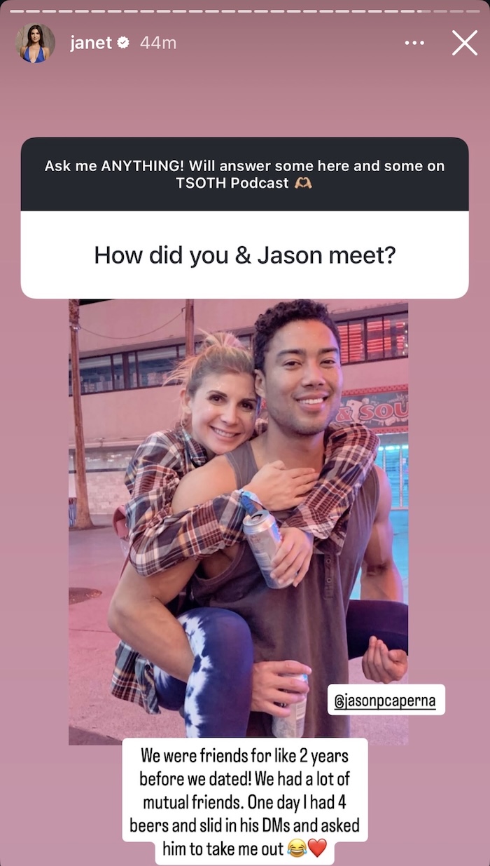 The Valley Janet Caperna Reveals How She and Husband Jason Met