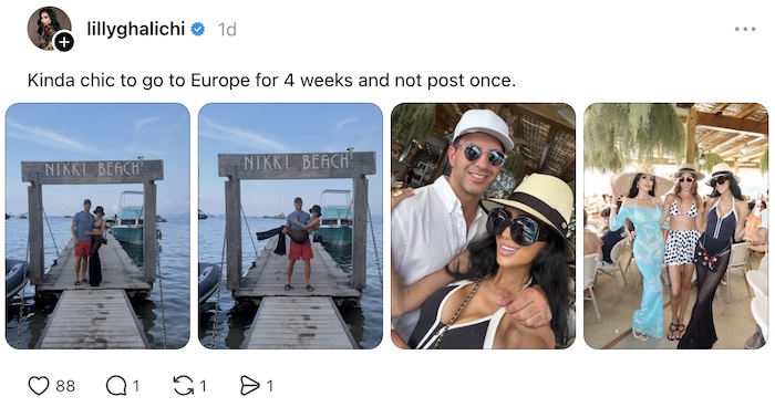 Shahs of Sunset Lilly Ghalichi and Husband Dara Mir on Vacation After Calling Off Divorce