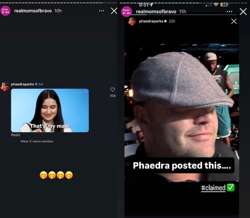 RHOA Phaedra Parks and CT Tamburello Get Flirty on Instagram