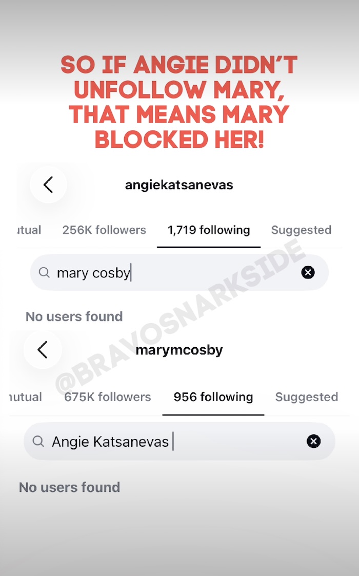 RHOSLC Angie Katsanevas Confirms She Did Not Unfollow Mary Cosby on Instagram