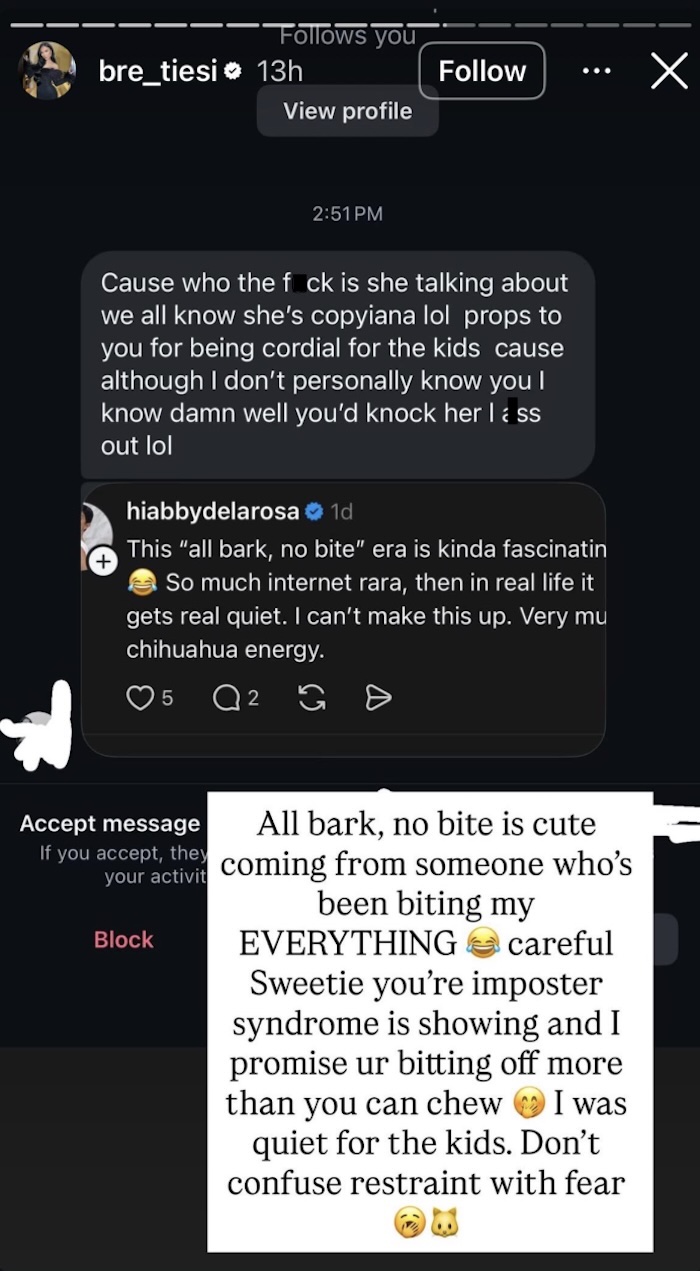 Bre Tiesi Feuds With Nick Cannon's Other Baby Mama Abby De La Rosa
