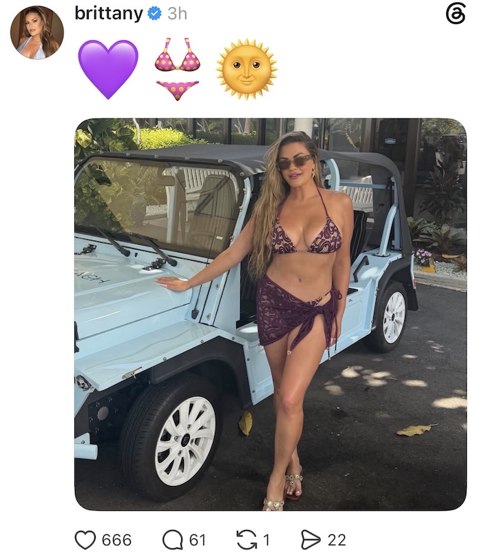 The Valley Brittany Cartwright Shows Off Bikini Body After Weight Loss