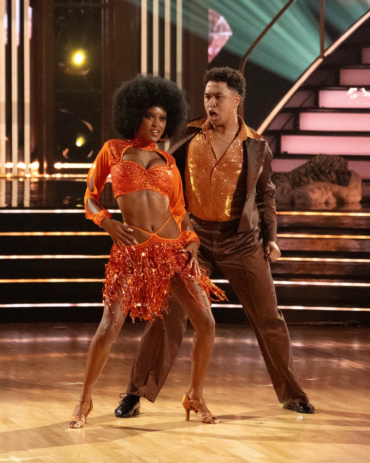 CIARA MILLER and DWTS PARTNER BRANDON ARMSTRONG