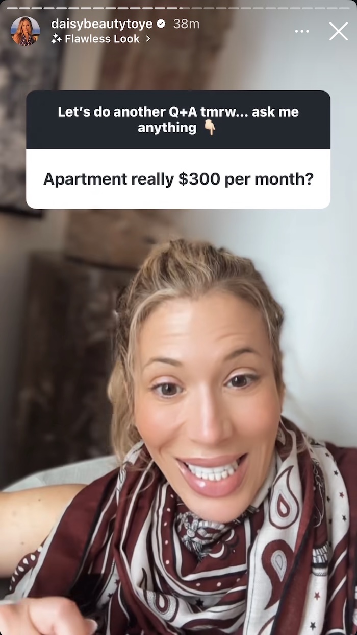 RHONY Daisy Toye Reveals If Her NYC Apartment is Really Just $300 Per Month