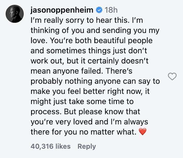 Selling Sunset Jason Oppenheim Offers Support to Chrishell Stause After G Flip Split