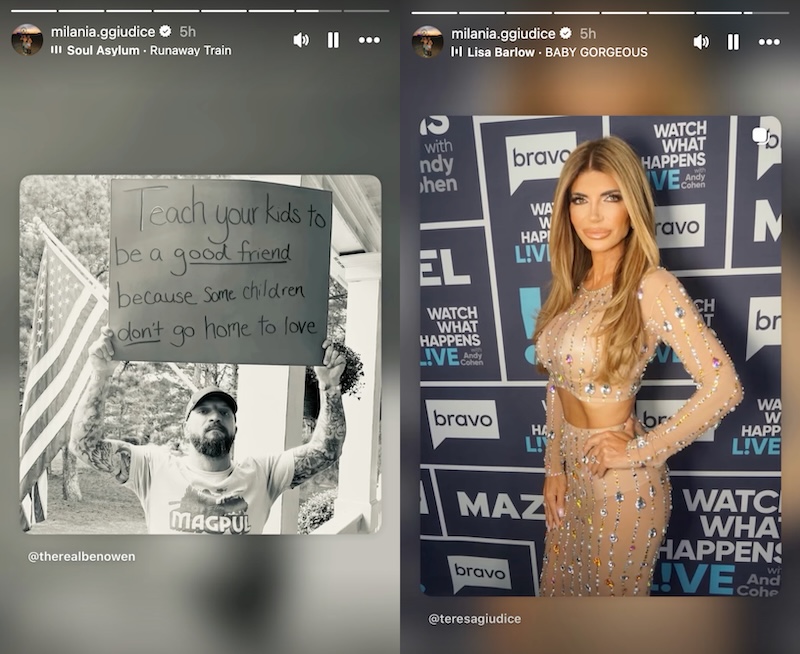 RHONJ Milania Giudice Shares Posts for Mom Teresa After Airport Drama